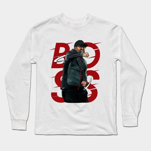 Boss Long Sleeve T-Shirt by cattafound